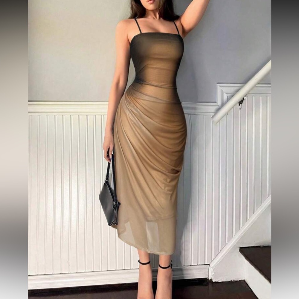 Power Play Ombre Midi Dress NEW 🏷️
